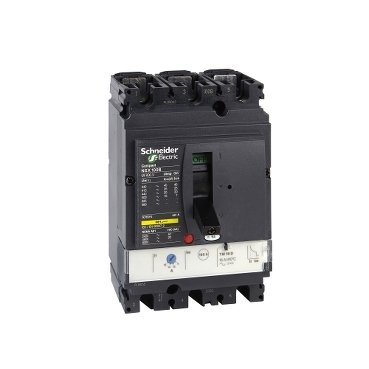 Schneider LV429840 Compact | circuit breaker ComPact NSX100N, 50 kA at 415 VAC, TMD trip unit 100 A, 3 poles 3d