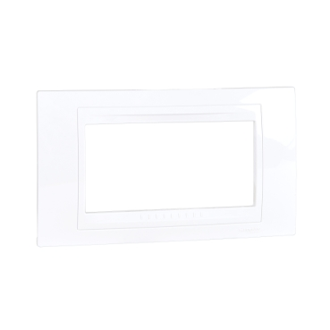 MGU4.104.18 | Unica Allegro – cover frame – 4 modules – white