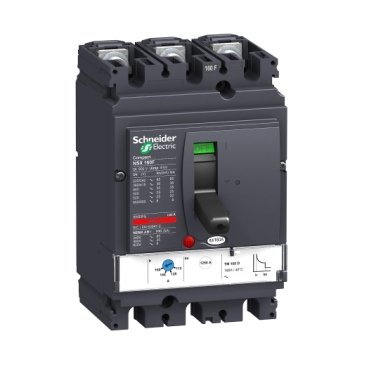 Schneider LV430631 Compact | circuit breaker ComPact NSX160F, 36 KA at 415 VAC, TMD trip unit 125 A, 3 poles 3d