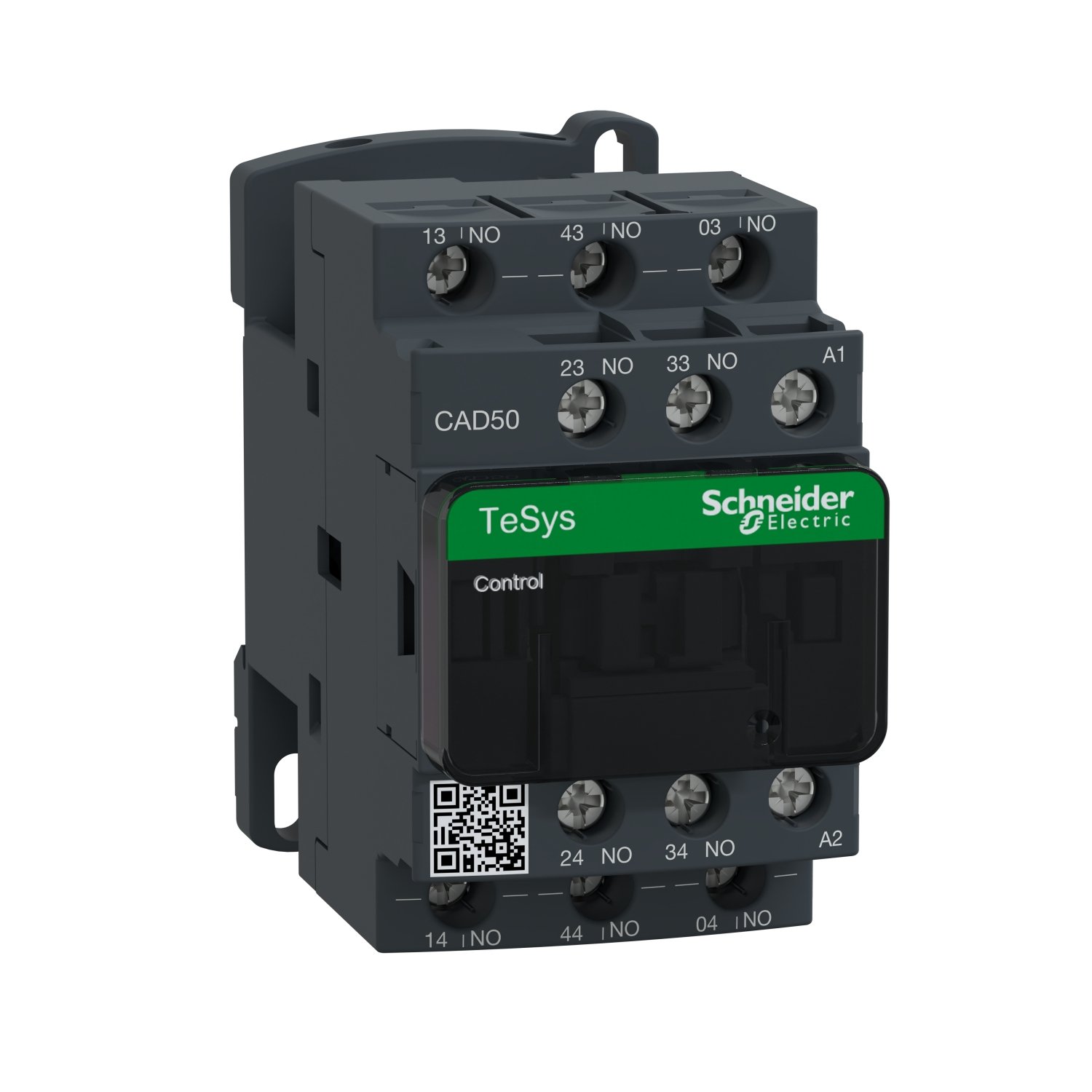 Schneider CAD32E7 | Control relay, TeSys Deca, 3NO+2NC, 0 to 690V, 48VAC 50/60Hz standard coil, screw clamp