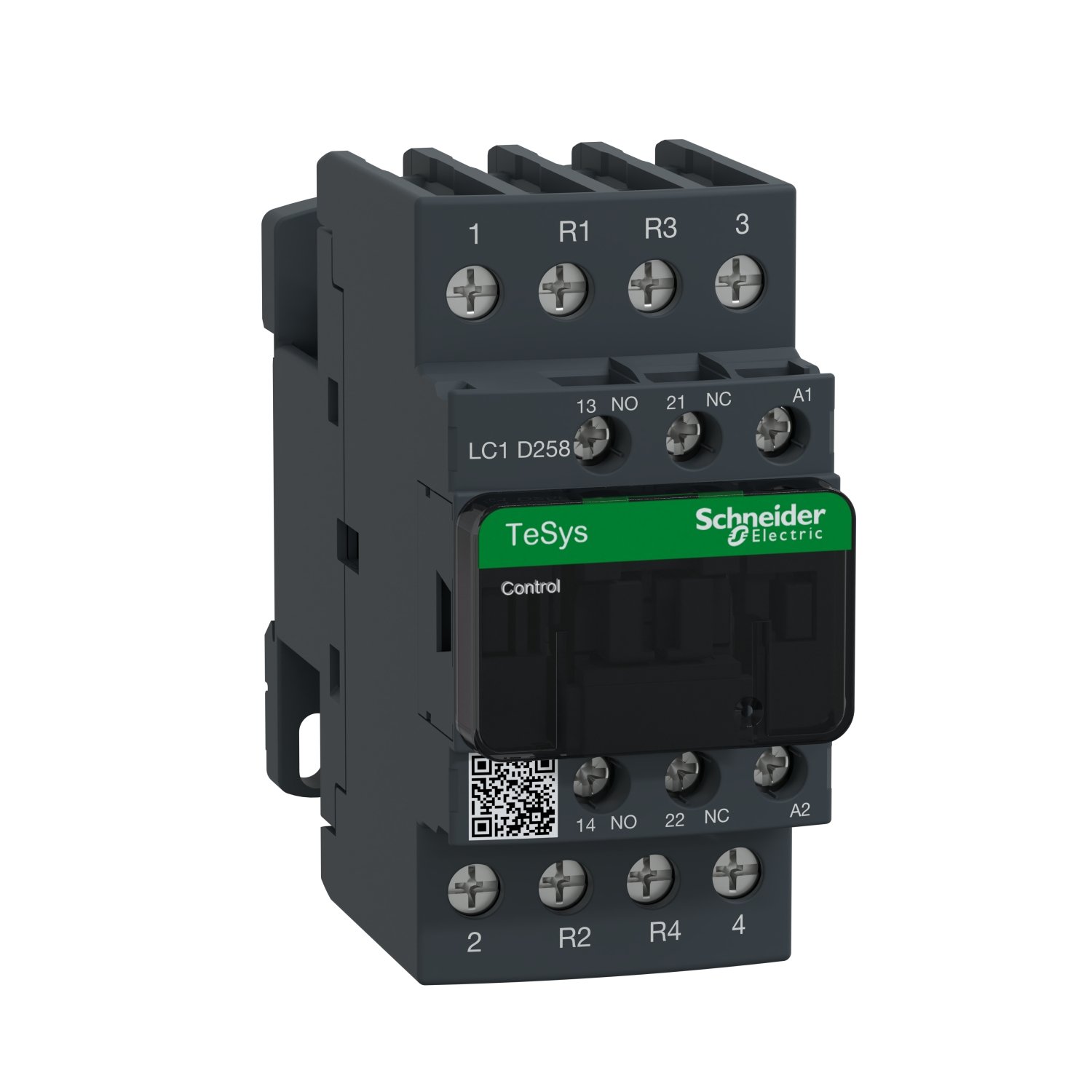 Schneider LC1D258B7 Contactor | TeSys D- 4P(2 NO + 2 NC) – AC-1 – <= 440 V 40 A – 24 V AC coil