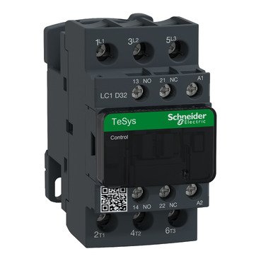 Schneider LC1D32M7 | TeSys D contactor – 3P(3 NO) – AC-3 – <= 440 V 32 A – 220 V AC coil