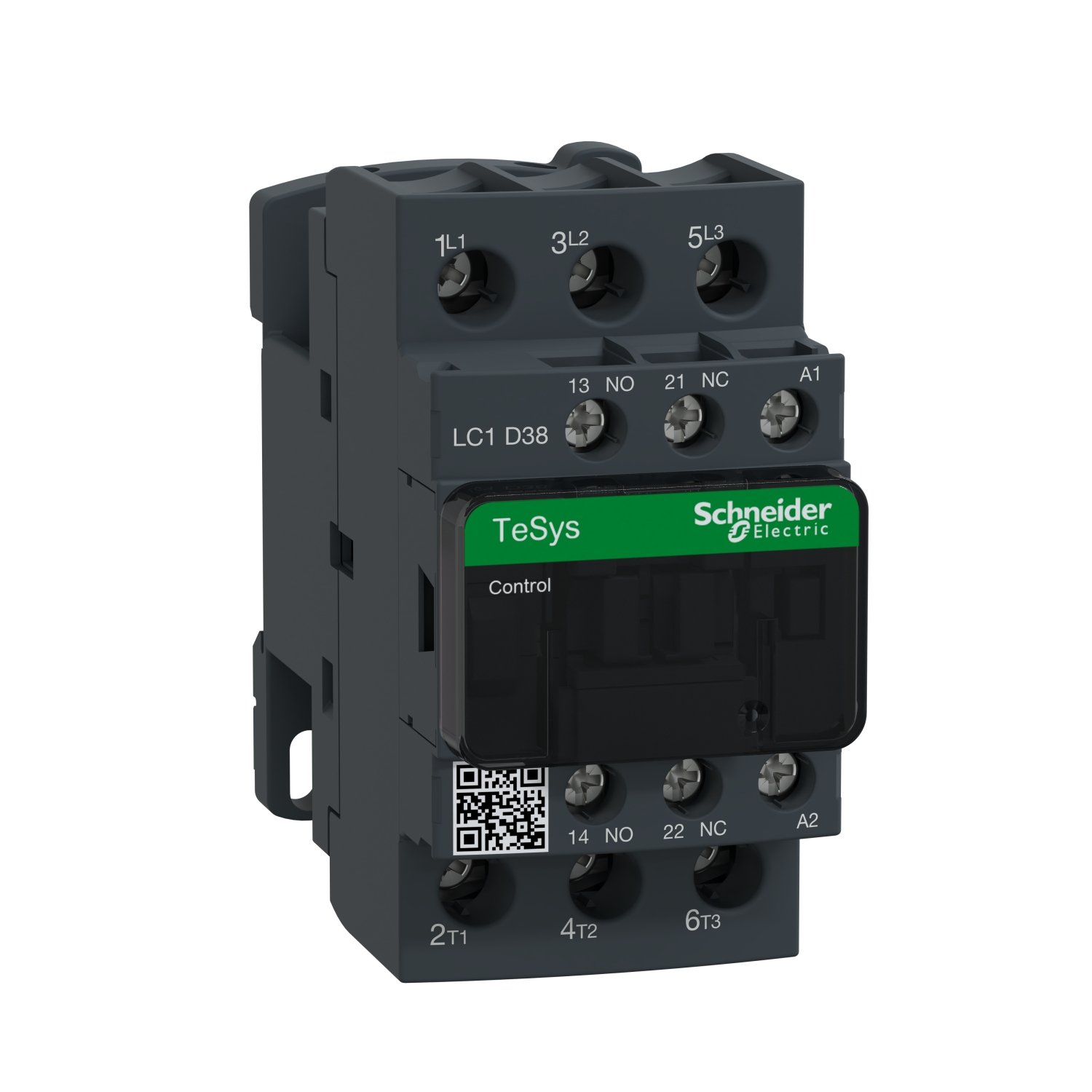 Schneider LC1D38M7 Contactor | TeSys D- 3P(3 NO) – AC-3 – <= 440 V 38 A – 220 V AC 50/60 Hz coil