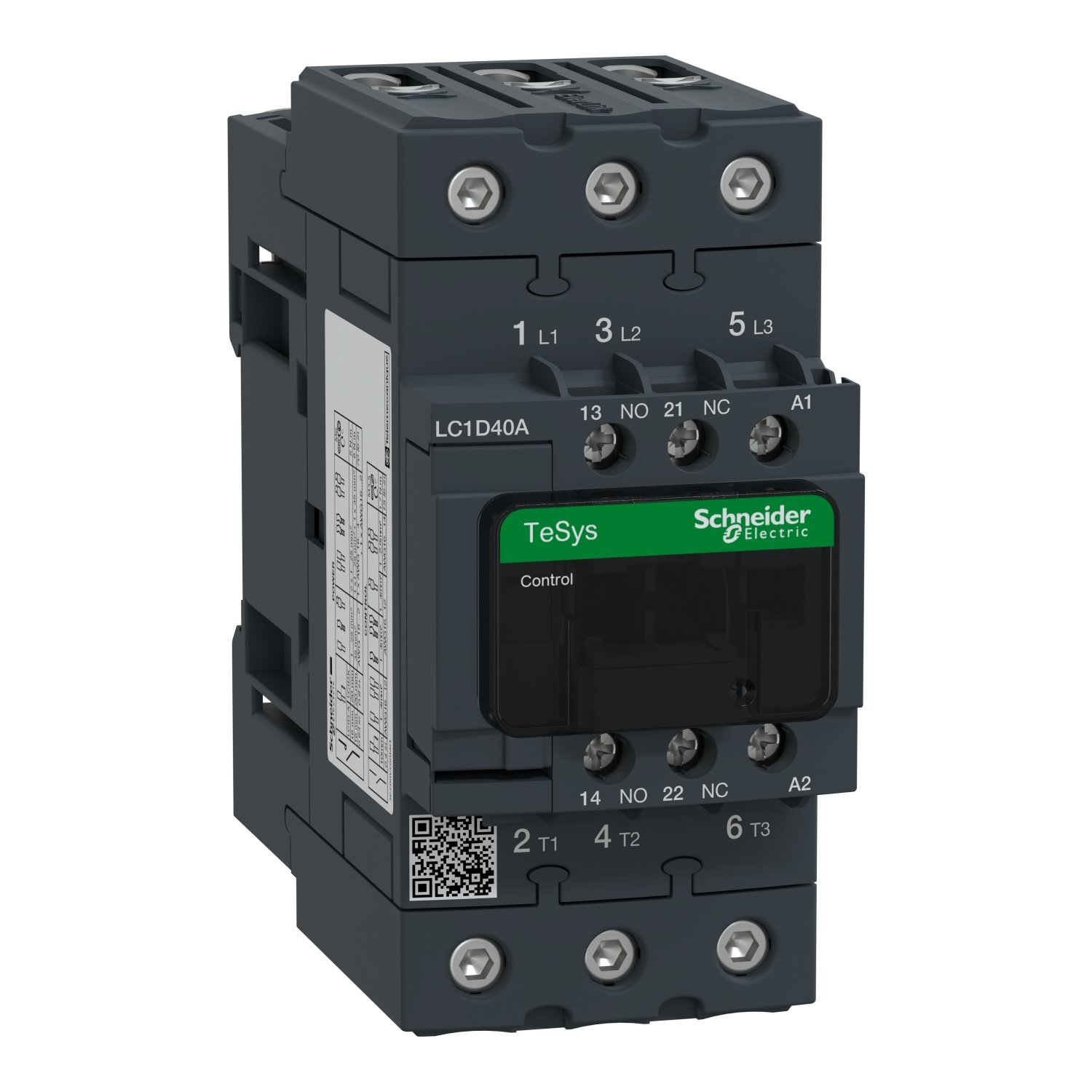 Schneider LC1D40AQ7 Contactor | TeSys D- 3P(3 NO) – AC-3 – <= 440 V 40 A – 380 V AC 50/60 Hz coil