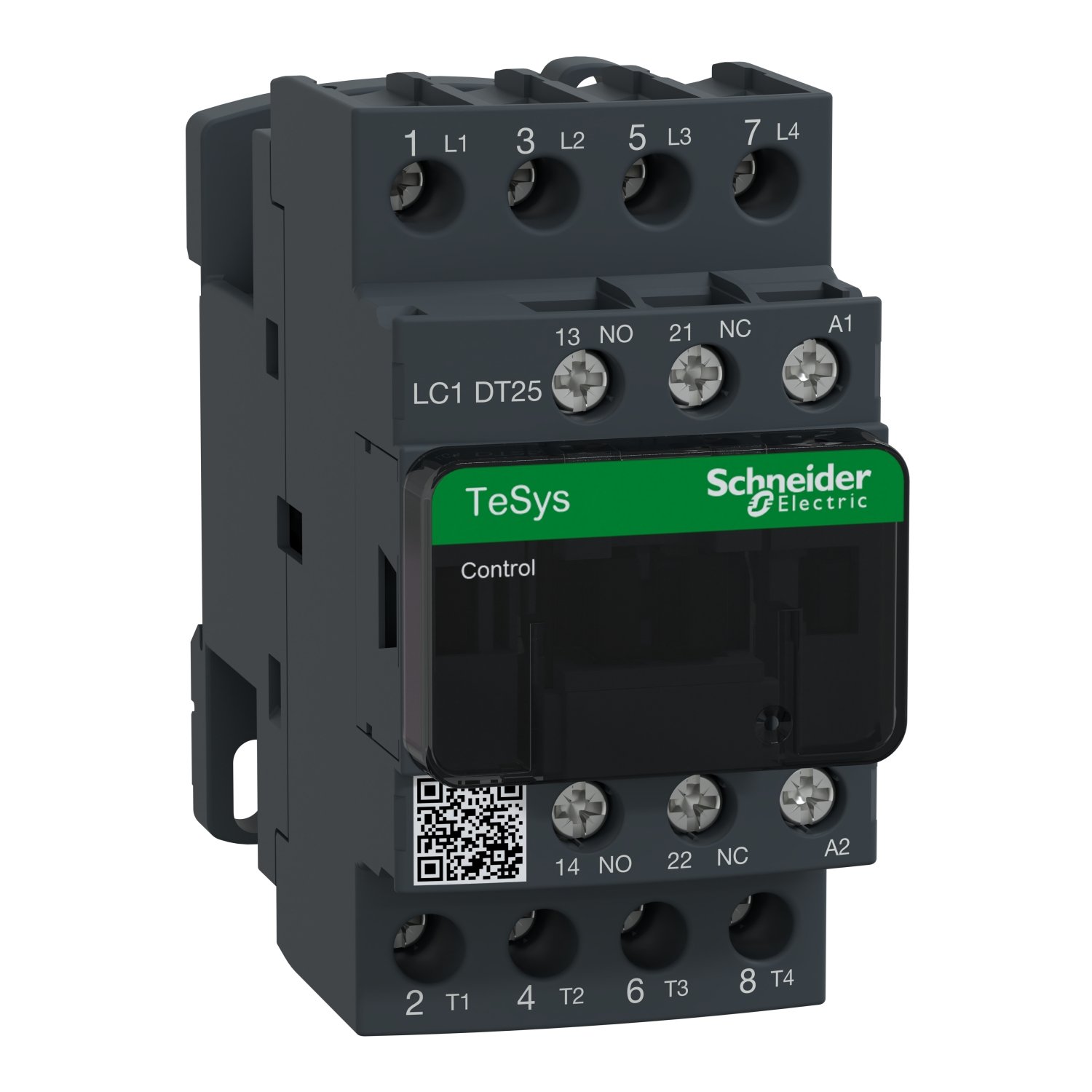 Schneider LC1DT20M7 | TeSys D contactor – 4P(4 NO) – AC-1 – <= 440 V 20 A – 220 V AC 50/60 Hz coil