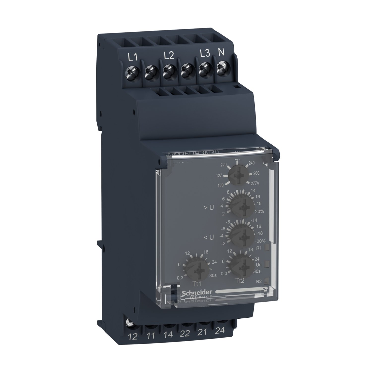 Schneider RM35UB3N30 | Voltage control relay RM35-U – range 114..329 V AC