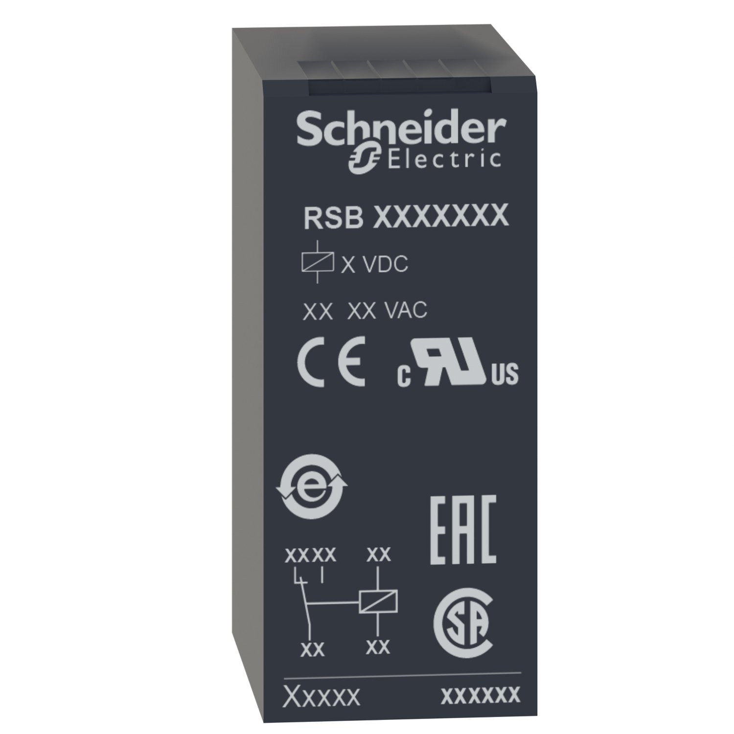 Schneider RSB1A120B7 Relay | Interface plug-in relay, 12 A, 1 CO, 24 V AC