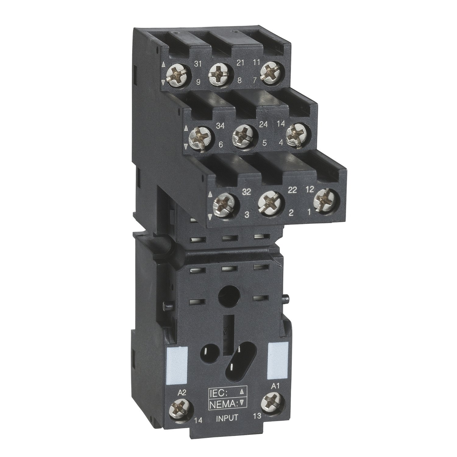 Schneider RXZE2S111M | Socket, separate contact, 10 A, relay type RXM3, screw connector, 250 V AC