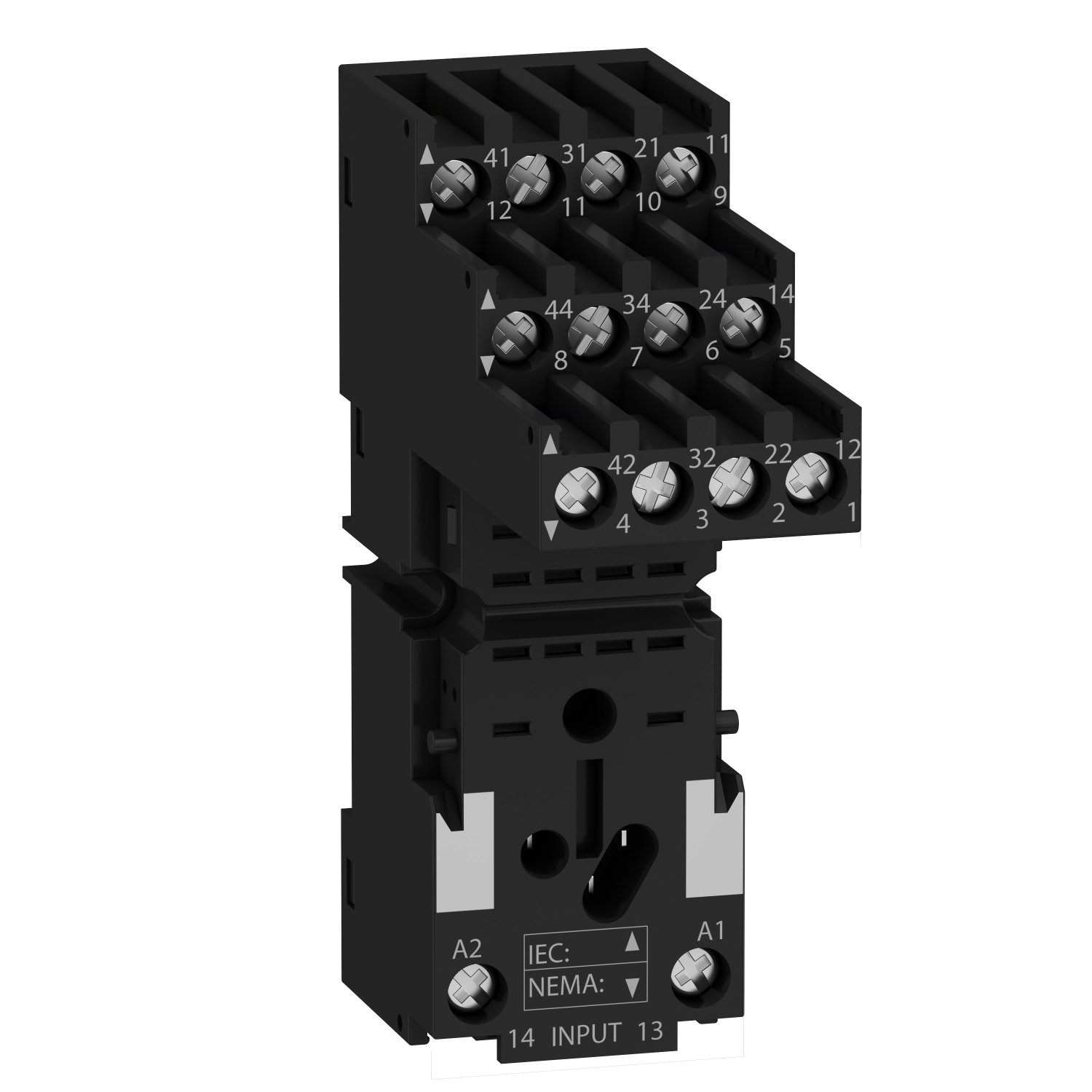 Schneider RXZE2S114M | Socket RXZ – separate contact – 10 A – < 250 V - connector - for relay RXM4..