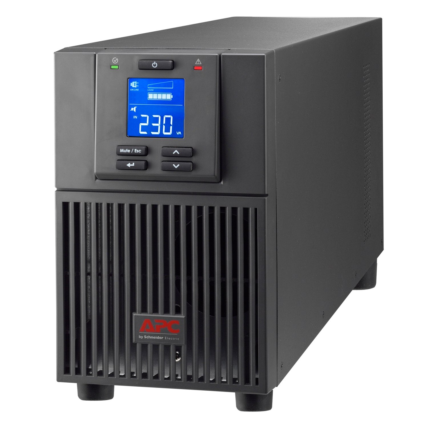 Schneider SRV2KI UPS | 2000VA/1600W, 230V, 4x IEC C13 outlets, APC Easy UPS On-Line, Intelligent Card Slot, LCD, Tower – Pure Sine wave