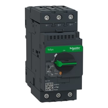 GV3P73 | Motor circuit breaker, TeSys GV3, 3P, 62-73 A, thermal magnetic, EverLink terminals