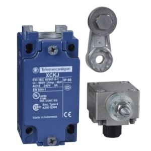 XCKJ10513 | Limit switch, XC Standard, XCKJ, steel roller lever, 1NC+1 NO, snap action, Pg13