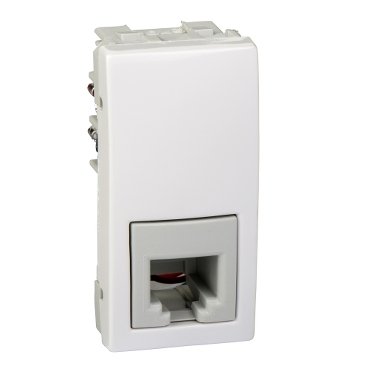 MGU3.490.18 | Unica – 1 telephone socket – RJ11 – white