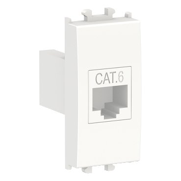 LMR6233001 | Easy Styl – 1 module Data Socket Cat 6 – White