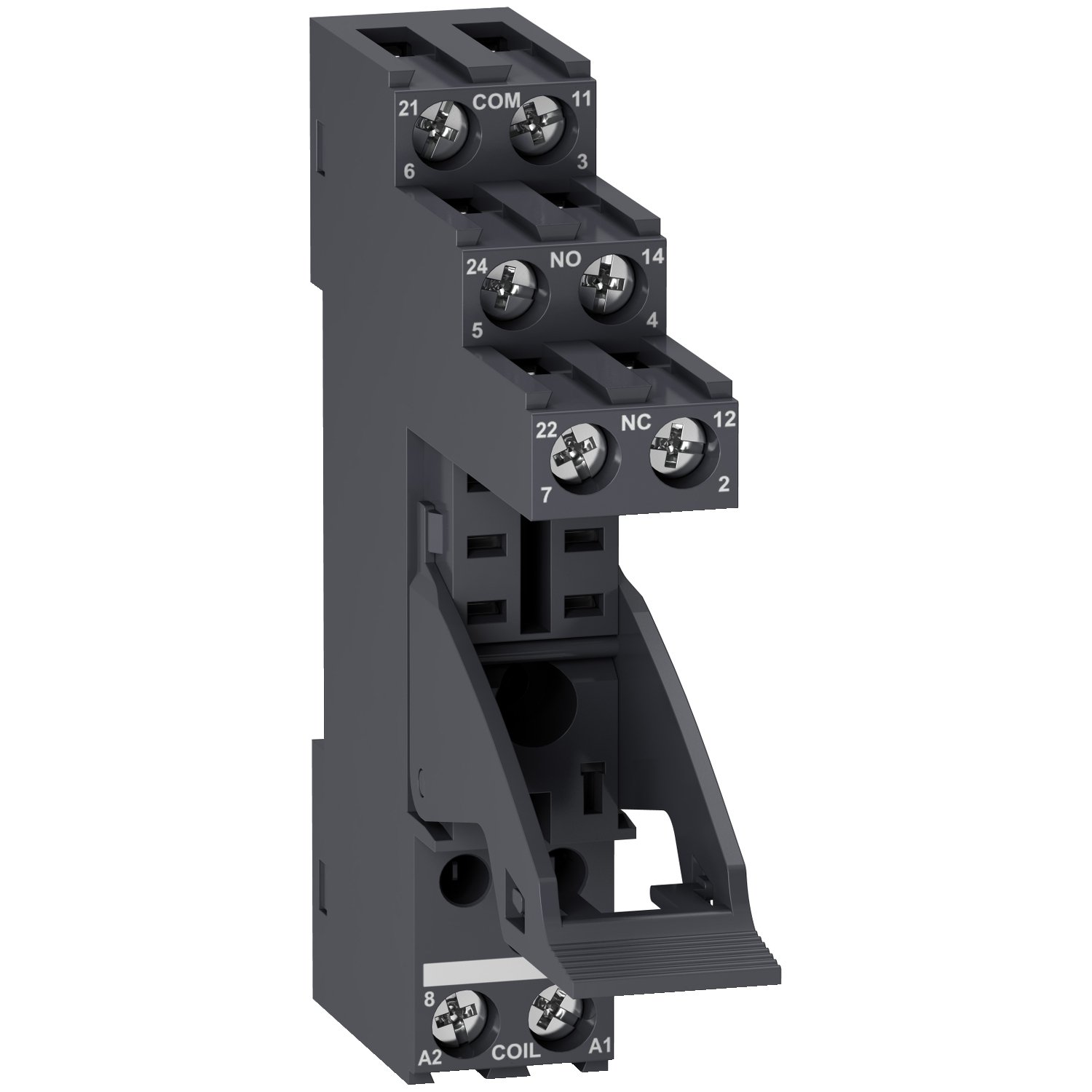 Schneider RGZE1S48M Relay | Socket, separate contact, 5 A, relay type RXG2, screw connector, 250 V AC