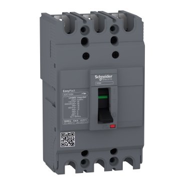 EZC100N3060 | circuit breaker Easypact EZC100N – TMD – 60 A – 3 poles 3d