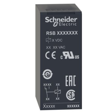 Schneider RSB1A120JD | Interface plug-in relay, 12 A, 1 CO, 12 V DC