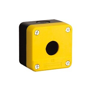 XALB01YC | 1 hole 22 mm Ø IP65 protection plastic yellow E-STOP station