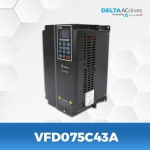 VFD075C43A |  7.5kW, 18A ,3 phase, 380V+15%, 50HZ/60HZ