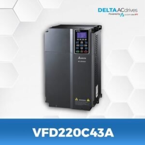 VFD220C43A | 22kW, 45A, 3 phase, 380V+15%, 50HZ/60HZ