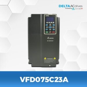 VFD075C23A | 7.5kW, 33A,  3 phase, 220V+15%, 50HZ/60HZ