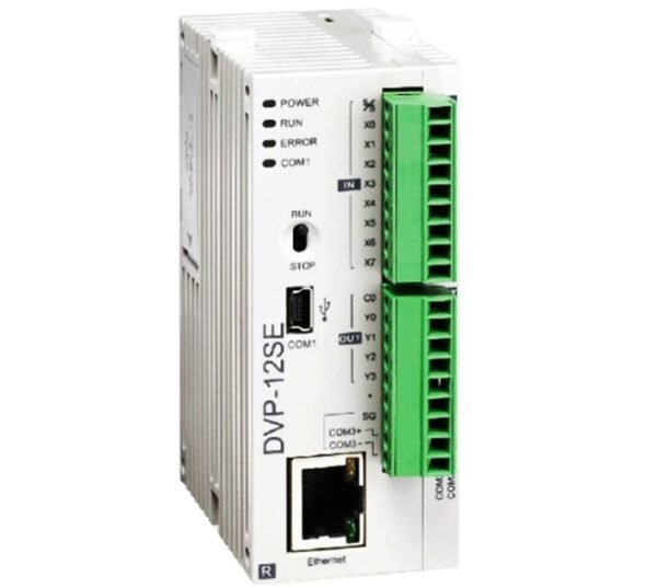 DVP12SE11T| 8I/4O, transistor output, Ethernet